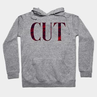 Cut - Simple Typography Style Hoodie